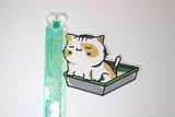 Small Noggin Studios - Funny Cat in Litter Box Vinyl Sticker