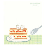 Introducing the cute memo pads from the "Okashina Animal Studio" collection! The Japanese word "okashina" comes with 2 different meanings; one which means funny and one which means sweets. These are both depicted well within the different memo designs that you will see in this collection.