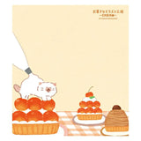 Introducing the cute memo pads from the "Okashina Animal Studio" collection! The Japanese word "okashina" comes with 2 different meanings; one which means funny and one which means sweets. These are both depicted well within the different memo designs that you will see in this collection.