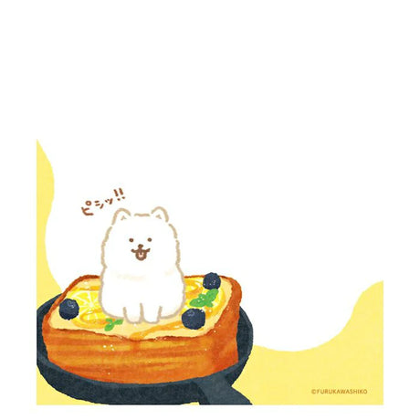 Introducing the cute memo pads from the "Okashina Animal Studio" collection! The Japanese word "okashina" comes with 2 different meanings; one which means funny and one which means sweets. These are both depicted well within the different memo designs that you will see in this collection.