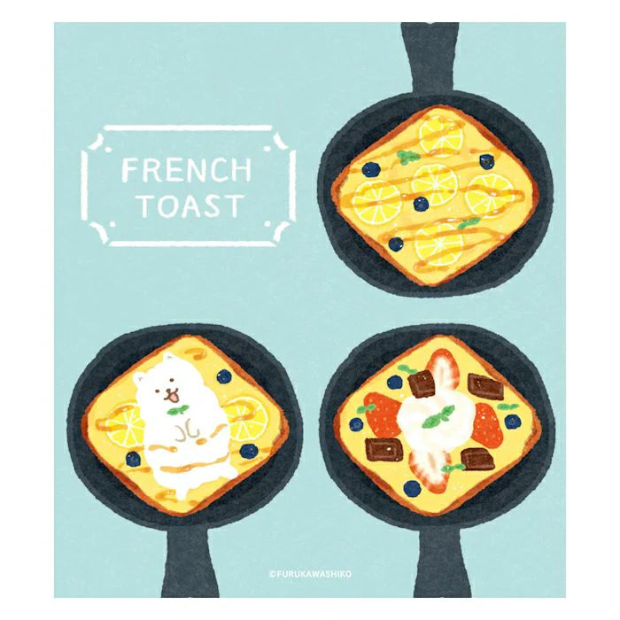 Introducing the cute memo pads from the "Okashina Animal Studio" collection! The Japanese word "okashina" comes with 2 different meanings; one which means funny and one which means sweets. These are both depicted well within the different memo designs that you will see in this collection.