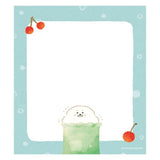 Introducing the cute memo pads from the "Okashina Animal Studio" collection! The Japanese word "okashina" comes with 2 different meanings; one which means funny and one which means sweets. These are both depicted well within the different memo designs that you will see in this collection.