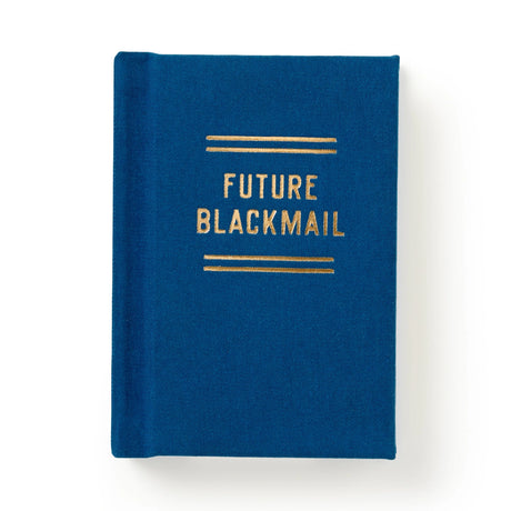 Sure, you could use this tiny diary to jot down grocery lists and inspirational quotes… but let’s be honest, it’s way more fun to document suspicious behavior, embarrassing quotes, and all the dirt you might need later. You know, just in case. Measuring only 2.75” x 3.75”, this journal may be small—but it holds big secrets. With 112 gilded-edge pages, it’s the perfect place to keep receipts (figurative or literal), plot mild revenge, or simply record your chaotic brilliance.