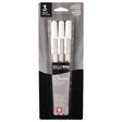 Sakura has perfected the smooth ink flow technology of Gelly Roll Classic White pens. The opaque white ink stands out on dark and colored papers. Highlights pop in illustrations and comics. Use it for hand lettering accents, party crafts, layered on top of colors for mixed media and bright highlights in tonal drawings. Use a range of thick and thin lines, small detail and unique bold marks with the variety of nib sizes.