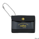 A miniature keychain version of the popular General Purpose Case by nähe. The true-to-original case comes with a clear front pocket with extra inserts inside and out. A ball chain securely attached to the corner of the case lets you hang it onto your keys or bags, perhaps in multiples.

Perfect size to travel with and quickly access your keys, coins, medicine, or small accessories.&nbsp;