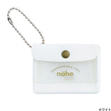 A miniature keychain version of the popular General Purpose Case by nähe. The true-to-original case comes with a clear front pocket with extra inserts inside and out. A ball chain securely attached to the corner of the case lets you hang it onto your keys or bags, perhaps in multiples.

Perfect size to travel with and quickly access your keys, coins, medicine, or small accessories.&nbsp;