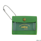 A miniature keychain version of the popular General Purpose Case by nähe. The true-to-original case comes with a clear front pocket with extra inserts inside and out. A ball chain securely attached to the corner of the case lets you hang it onto your keys or bags, perhaps in multiples.

Perfect size to travel with and quickly access your keys, coins, medicine, or small accessories.&nbsp;
