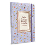 Grab a fresh cup of coffee and cozy up with this notebook to journal or take notes at home, work, or your favorite local dining spot. It includes 240 ruled pages, a ribbon placeholder, and an elastic band closure.

240 RULED PAGES: Includes 240 pages of premium lined pages to give you plenty of space to record your notes and thoughts or to keep track of your favorite Gilmore Girls™ quotes.

CONVENIENT SIZE: This 6 x 8–inch notebook is a comfortable size to fit in a bag or backpack to take with you for on-th