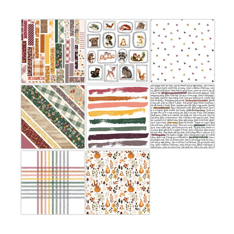 Ginger Snap 12x12 Single Sided Paper Pack - 16 Sheets