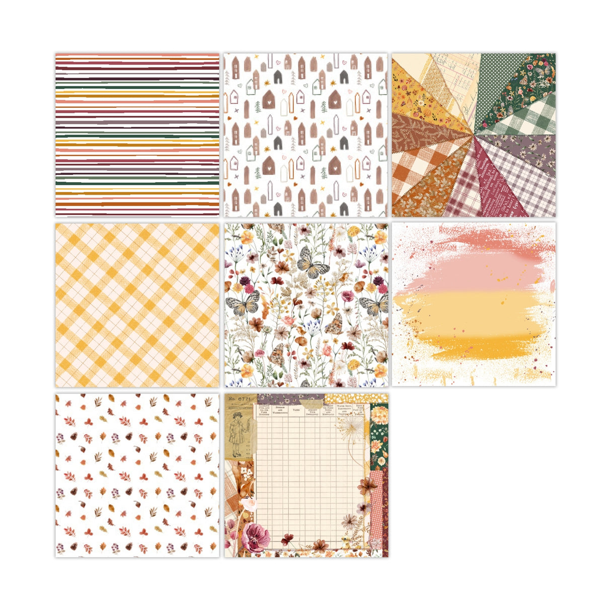 Ginger Snap 6x6 Single Sided Paper Pack - 16 Sheets