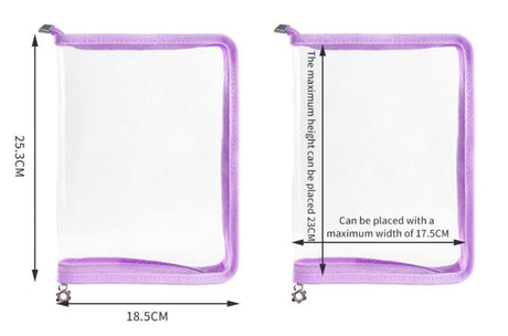 Glitter Zip File Folder