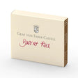 Each pack of Graf Von Faber-Castell cartridges come with 6 ink cartridges. These inks are document proofed: smudge-resistant, reproducible, light-fast and waterproof, cannot be erased and is resistant to many chemicals and solvents. Highest-quality ingredients.

Each cartridge is 0.86 ml.&nbsp;
6 ink cartridges