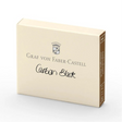 Each pack of Graf Von Faber-Castell cartridges come with 6 ink cartridges. These inks are document proofed: smudge-resistant, reproducible, light-fast and waterproof, cannot be erased and is resistant to many chemicals and solvents. Highest-quality ingredients.

Each cartridge is 0.86 ml.&nbsp;
6 ink cartridges
