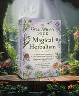 Unlock the ancient secrets of herbal magic and green witchcraft with this beautifully crafted 50-card deck designed to enhance your spells, rituals, and connection to nature.

&nbsp;Step into the enchanting realm of herbal magic and transform your practice with the wisdom of green witches within these cards. Start exploring today and see how herbs can elevate your magical craft.

Discover the unique properties of each herb on one side of each card, then learn how to harness the power of herbs for healing, s