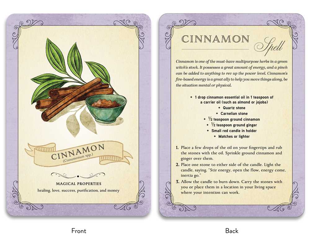 Unlock the ancient secrets of herbal magic and green witchcraft with this beautifully crafted 50-card deck designed to enhance your spells, rituals, and connection to nature.

&nbsp;Step into the enchanting realm of herbal magic and transform your practice with the wisdom of green witches within these cards. Start exploring today and see how herbs can elevate your magical craft.

Discover the unique properties of each herb on one side of each card, then learn how to harness the power of herbs for healing, s