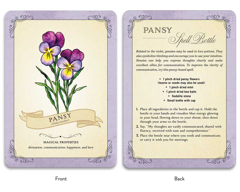 Unlock the ancient secrets of herbal magic and green witchcraft with this beautifully crafted 50-card deck designed to enhance your spells, rituals, and connection to nature.

&nbsp;Step into the enchanting realm of herbal magic and transform your practice with the wisdom of green witches within these cards. Start exploring today and see how herbs can elevate your magical craft.

Discover the unique properties of each herb on one side of each card, then learn how to harness the power of herbs for healing, s