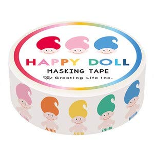 Greeting Life Washi Tape - Happy Doll

Looking for something whimsical and colorful to add your journaling experience? This Happy Doll washi tape is the perfect addition to any page to bring out that fun, creative touch to your pages! Great for decorating gift wrap, tags or any of your cardmaking, altered art, journaling and scrapbooking projects.

15mm wide x 7m long.