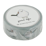 Greeting Life Yusuke Yonezu Washi Tape - Shimaenaga

Decorate your journal with a washi tape pattern that includes Japan's cutest bird, Shimaenaga! Illustrated by Yusuke Yonezu.

Specifications: Width 15mm Roll 7m
Setup Size: Diameter 42mm x H15mm