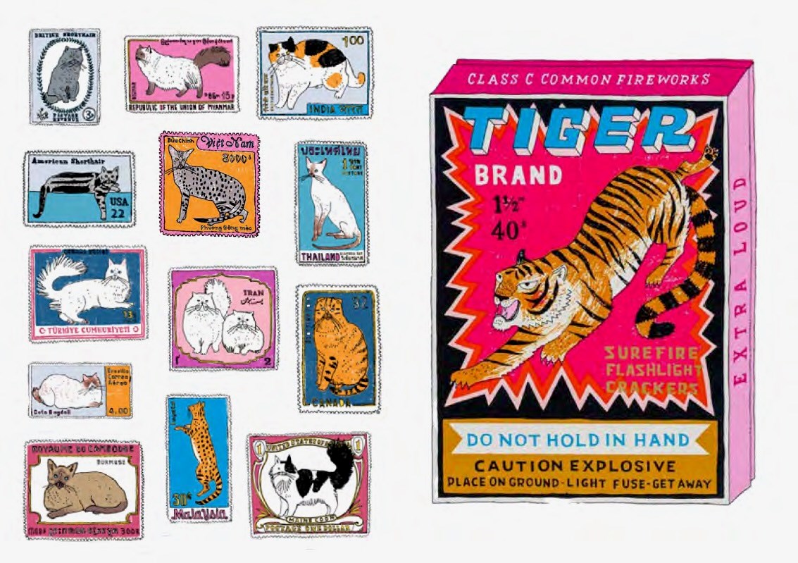 Witty stickers celebrating Charlotte Farmer's irreverent take on everyday life.

Such a simple concept: 40 pages of surprising stickers at a pocket-friendly price. This little sticker book includes hundreds of the illustrations that have turned Charlotte Farmer into a star illustrator in the UK.