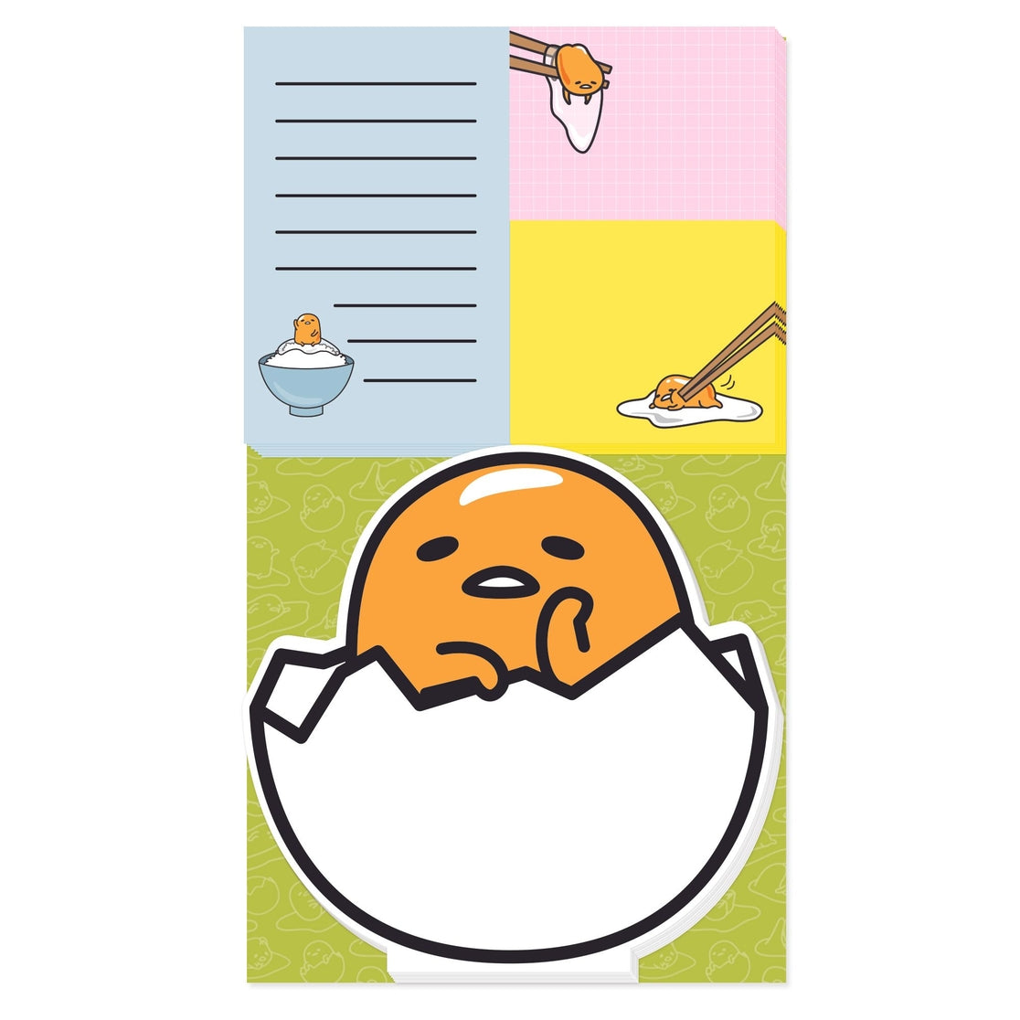 Gudetama Big Sigh Memo Pad Set