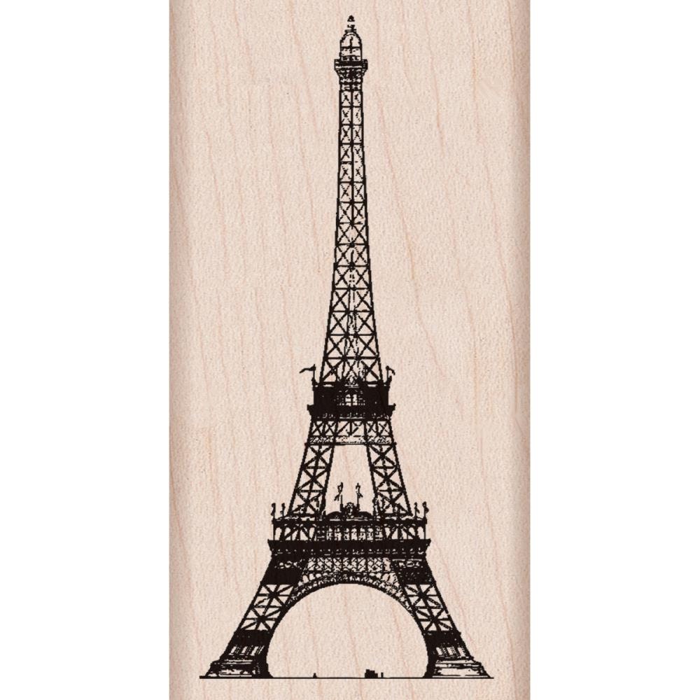 Sello de goma de la Torre Eiffel