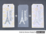 Sello de goma de la Torre Eiffel