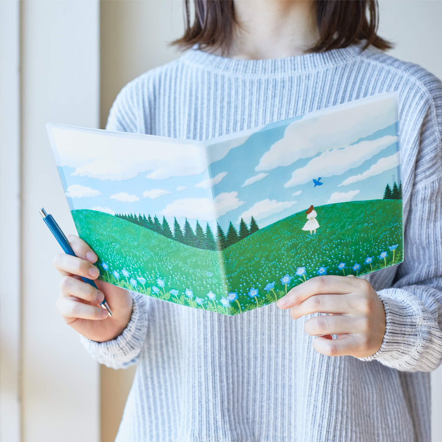 HITOTOKI NOTE Blue Sky Square Size