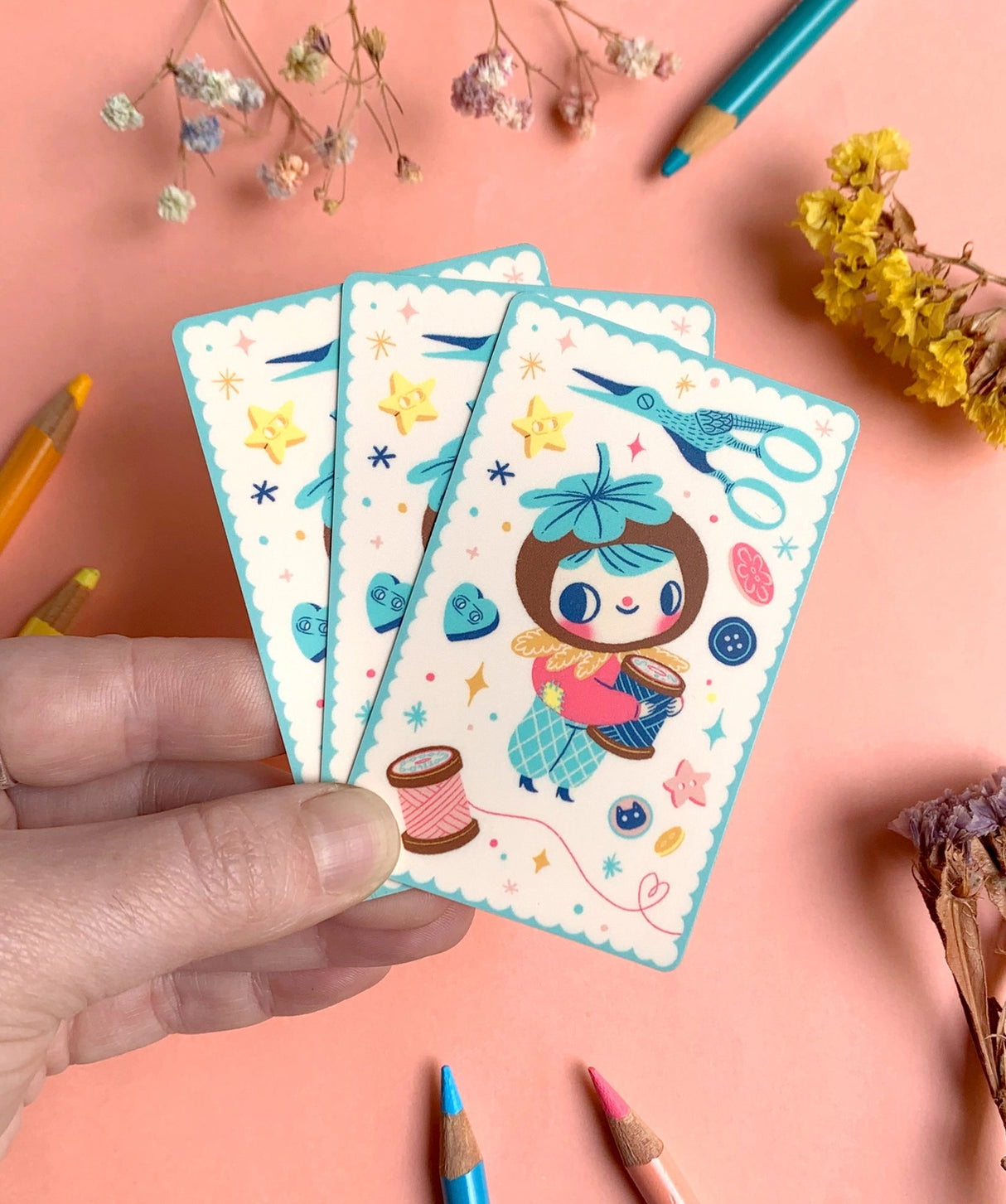 Hannakin - Craft Cutie Travel Card Vinyl Sticker

"Craft Cutie" travel card sticker (designed to be stuck onto top-up travel cards)

Made from a durable vinyl with a laminate that protects it from scratching, rain and sunlight.