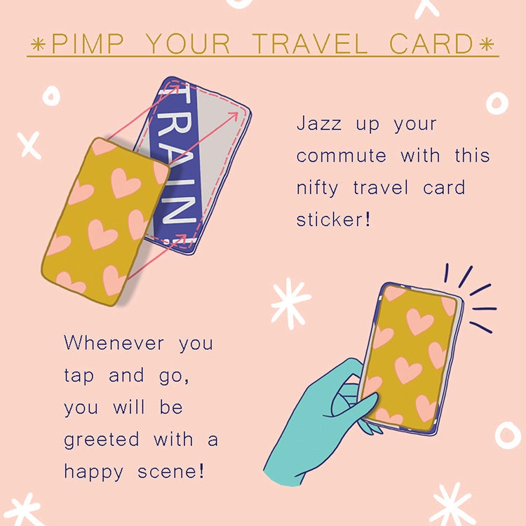Hannakin - Craft Cutie Travel Card Vinyl Sticker

"Craft Cutie" travel card sticker (designed to be stuck onto top-up travel cards)

Made from a durable vinyl with a laminate that protects it from scratching, rain and sunlight.