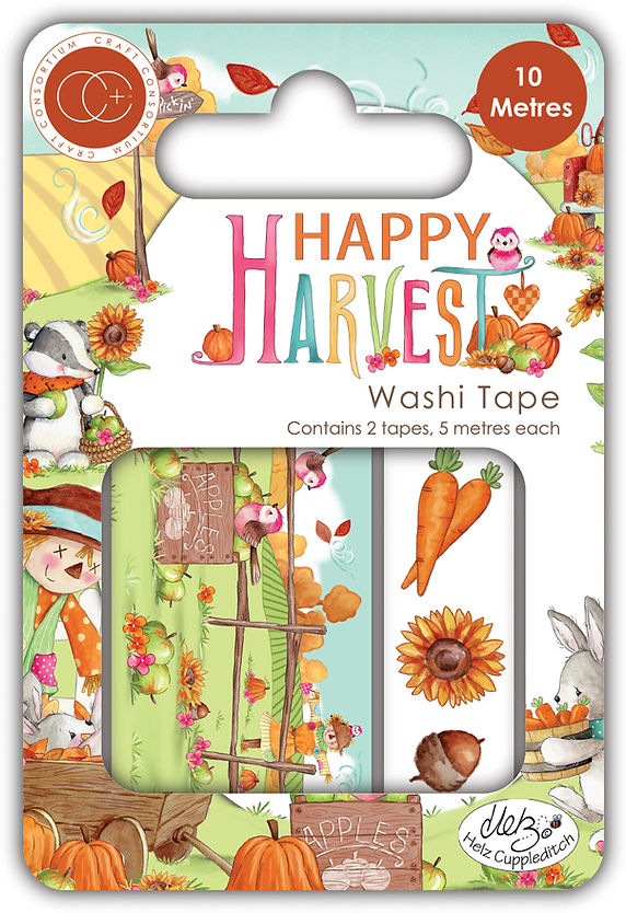 Paquete de 2 cintas washi Happy Harvest