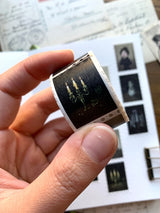 The Creeping Moon - Haunted Victorian Manor Stamp Washi Tape