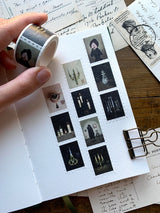 The Creeping Moon - Haunted Victorian Manor Stamp Washi Tape
