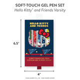Hello Kitty® and Friends are bringing the scholastic flair! This five-pen set features soft-touch barrels for an extra-comfy grip, plus adorable artwork and smooth-flowing ink in green, red, blue, black, and yellow. It's the perfect addition to Hello Kitty study supplies, Sanrio® writing sets, or everyday student essentials. Plus, it makes a great gift for stationery lovers, coworkers, Sanrio fans, and more!