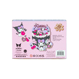 Discover joy with the Hello Kitty Wooden Jigsaw Puzzle: Kuromi Cherries and Cookies (88pcs). This officially licensed Sanrio product features iconic Hello Kitty in 96 vibrant wooden pieces. Crafted for durability and a seamless fit, it's a delightful challenge for fans of all ages 8+. Embrace positivity and bring Hello Kitty to life with this charming puzzle – perfect for relaxation and family fun. Display your completed masterpiece proudly and celebrate the timeless appeal of Hello Kitty.