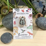 Hercules Beetle Wooden Pin