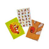 Hobonichi 100% ORANGE: Hobonichi Folder Set of 3 for A6 Size (Squirrel’s Moving Day)