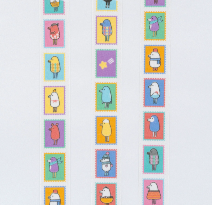 Hobonichi Hobotoridori "Stamps" Washi Tape 15mm