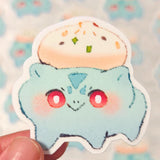 This is a glossy vinyl die-cut paper sticker, illustrated and made in-house by me. It's waterproof and ideal for decorating hard surfaces like laptops, water bottles, and phone cases, adding a cute touch to your belongings.&nbsp;

Material: premium glossy waterproof vinyl