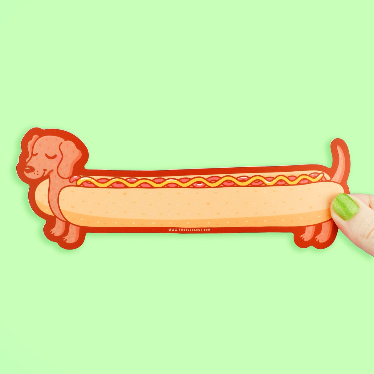 I didn't know it was even possible for a hotdog to be this long! It would take a whole bottle of mustard to cover this guy from head to tail!