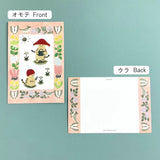 4legs Postcard - Mushroom Cats Spring