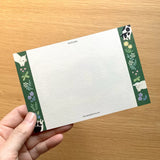4legs Postcard - Cat in Picture Book #new4 Black Cat