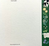 4legs Postcard - Cat in Picture Book #new4 Black Cat