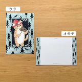4legs Postcard - Cat in Picture Book #new7 Violin Cat