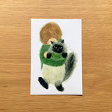 4legs Postcard - Us and Cats 1