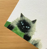 4legs Postcard - Us and Cats 1