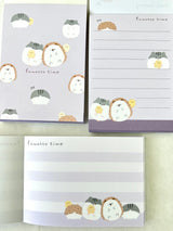Hamster & Hedgehog Mini Notepad