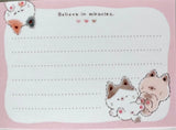 Kitten Cat Osoba Neko Mini Notepad
