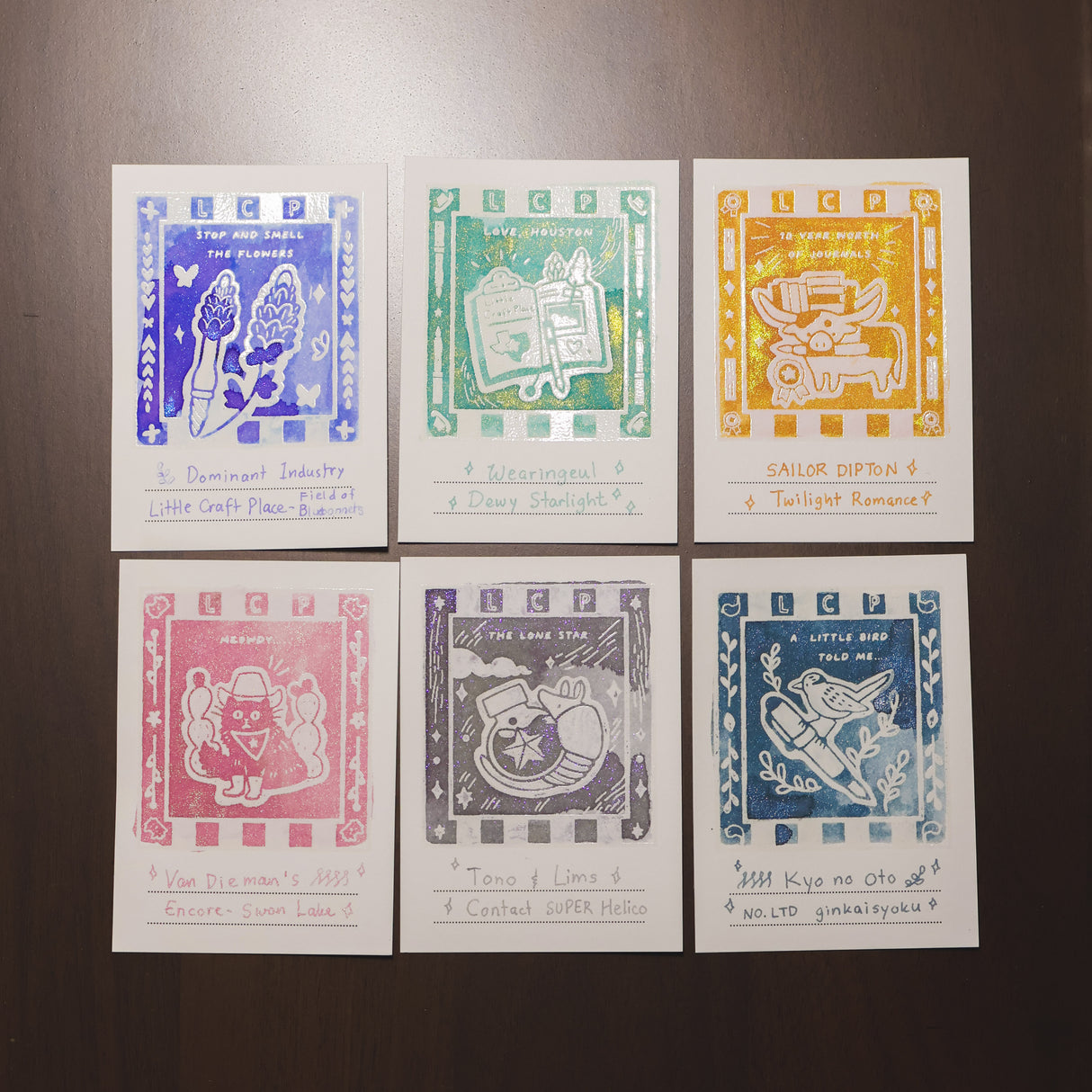 Thousand Skies x Little Craft Place Ink Cards