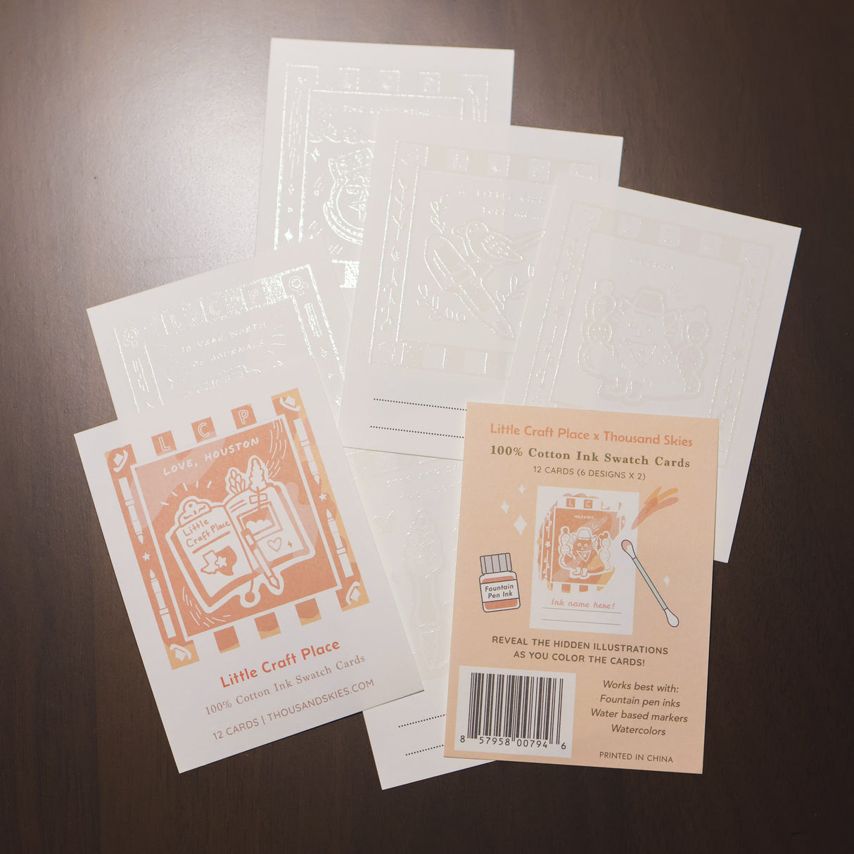 Thousand Skies x Little Craft Place Ink Cards