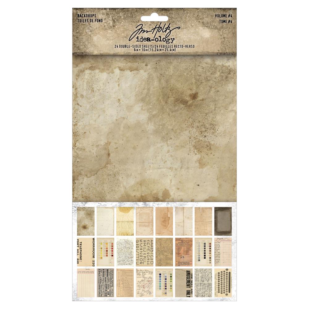 Idea-Ology Backdrops Double-Sided Cardstock Volume #4